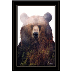 King of the Forest 4 Black Framed Print Wall Art - Homeroots