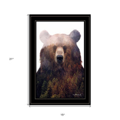 King of the Forest 4 Black Framed Print Wall Art - Homeroots