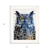 Night Owl 2 White Framed Print Wall Art - Homeroots - Flyclothing LLC