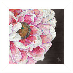 Blooms on Black I 1 White Framed Print Wall Art - Homeroots