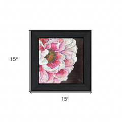 Blooms on Black I 2 Black Framed Print Wall Art - Homeroots