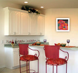 Blooms on Black II 1 White Framed Print Wall Art - Homeroots - Flyclothing LLC