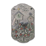 Home Sweet Home Birdbaths Indoor Outdoor Resin Welcome Wall Decor - Homeroots - Flyclothing LLC