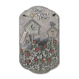 Home Sweet Home Birdbaths Indoor Outdoor Resin Welcome Wall Decor - Homeroots