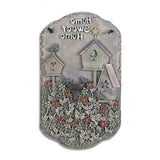 Home Sweet Home Birdbaths Indoor Outdoor Resin Welcome Wall Decor - Homeroots - Flyclothing LLC