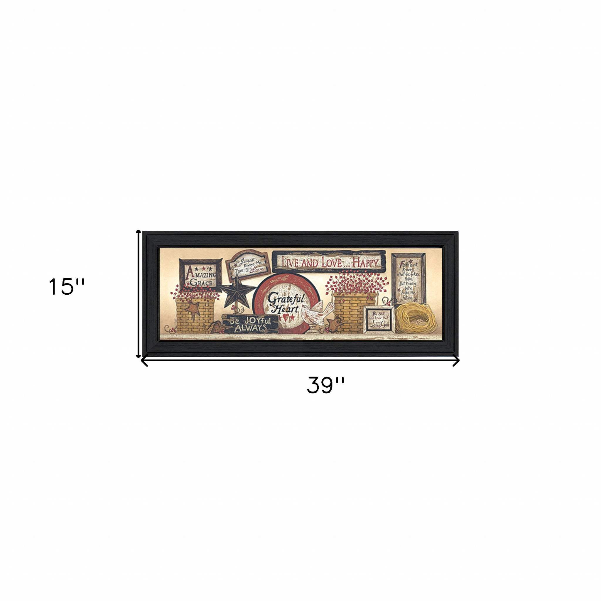 Sign Collector Black Framed Print Wall Art - Homeroots - Flyclothing LLC