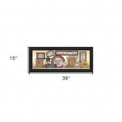 Sign Collector Black Framed Print Wall Art