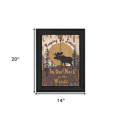 Keeping It Simple Black Framed Print Wall Art - Homeroots