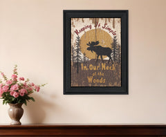 Keeping It Simple Black Framed Print Wall Art - Homeroots