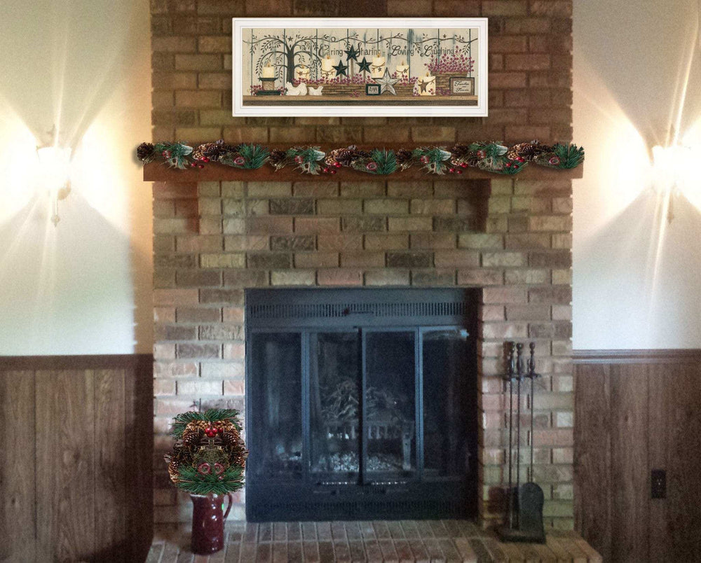 Willow Tree Shelf Collection 1 White Framed Print Wall Art - Homeroots - Flyclothing LLC