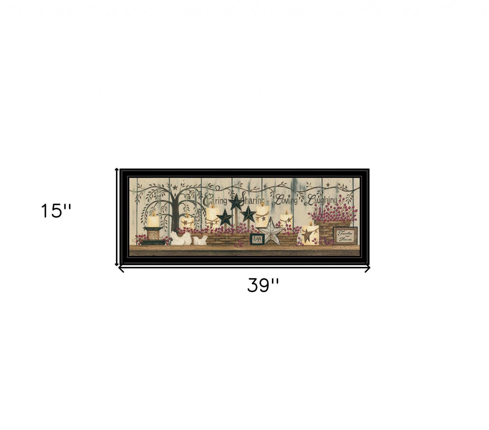 Willow Tree Shelf Collection 2 Black Framed Print Wall Art - Homeroots - Flyclothing LLC