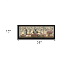 Willow Tree Shelf Collection 2 Black Framed Print Wall Art