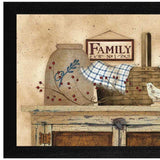 Family Still Life 1 Black Framed Print Wall Art - Homeroots - Flyclothing LLC