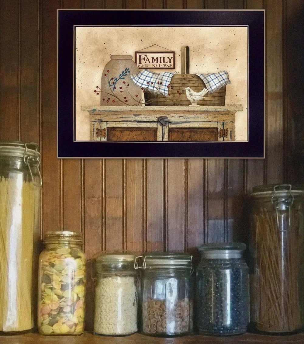 Family Still Life 2 Black Framed Print Wall Art - Homeroots - Flyclothing LLC