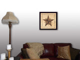 Live Laugh Love Barn Star Black Framed Print Wall Art - Homeroots - Flyclothing LLC
