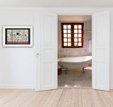 Bathroom White Framed Print Bathroom Wall Art - Homeroots - Flyclothing LLC