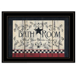Bath Room Black Framed Print Bathroom Wall Art - Homeroots