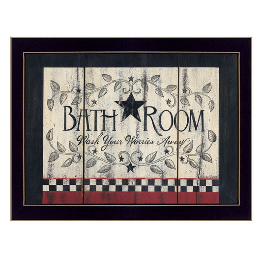 Hot Bath 12 Black Framed Print Bathroom Wall Art - Homeroots