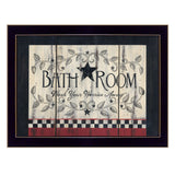 Hot Bath 12 Black Framed Print Bathroom Wall Art - Homeroots