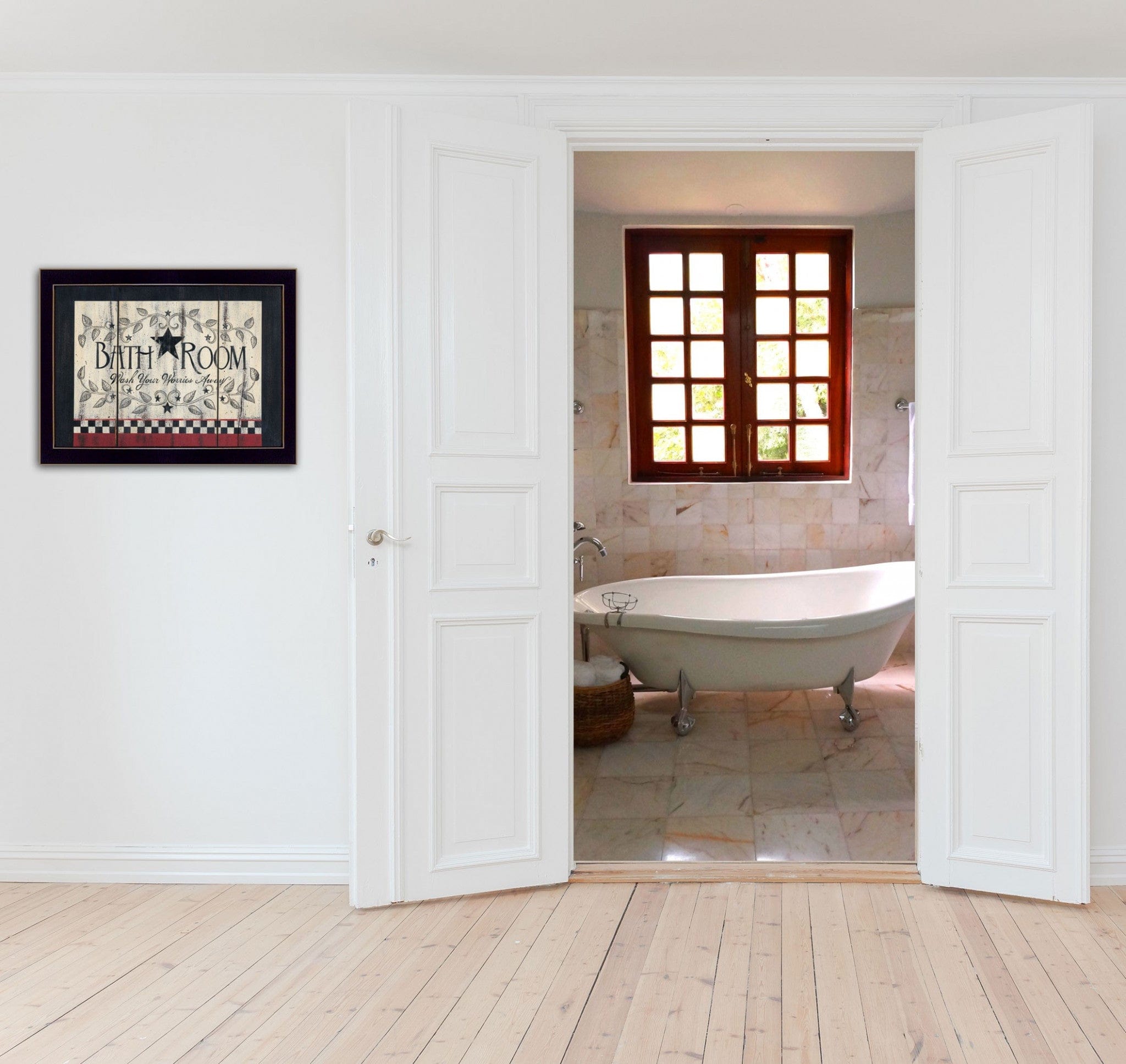 Hot Bath 12 Black Framed Print Bathroom Wall Art - Homeroots