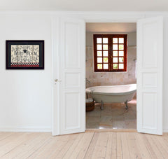Hot Bath 12 Black Framed Print Bathroom Wall Art - Homeroots