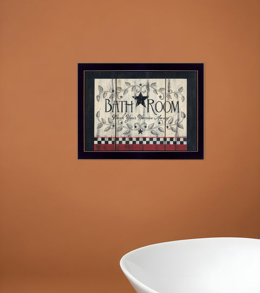 Hot Bath 12 Black Framed Print Bathroom Wall Art - Homeroots