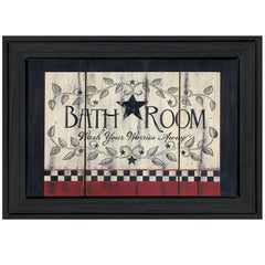 Bathroom 4 Black Framed Print Bathroom Wall Art - Homeroots