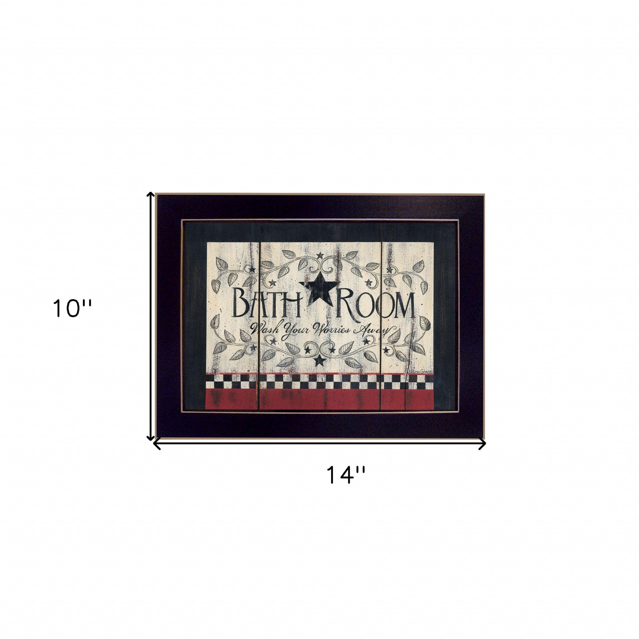 Bathroom 5 Black Framed Print Bathroom Wall Art - Homeroots