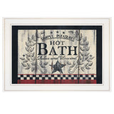 Hot Bath 13 White Framed Print Bathroom Wall Art - Homeroots