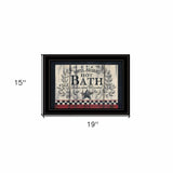 Hot Bath 14 Black Framed Print Bathroom Wall Art - Homeroots - Flyclothing LLC