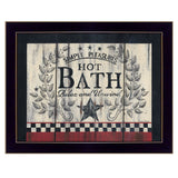 Hot Bath 15 Black Framed Print Bathroom Wall Art - Homeroots