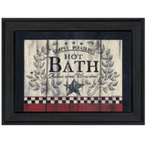 Hot Bath 2 Black Framed Print Bathroom Wall Art - Homeroots - Flyclothing LLC
