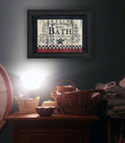 Hot Bath 2 Black Framed Print Bathroom Wall Art - Homeroots
