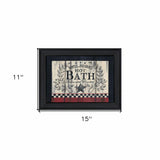 Hot Bath 2 Black Framed Print Bathroom Wall Art - Homeroots - Flyclothing LLC