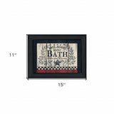 Hot Bath 2 Black Framed Print Bathroom Wall Art - Homeroots - Flyclothing LLC