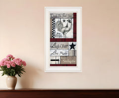 Cherish The Small things 1 White Framed Print Wall Art - Homeroots
