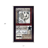 Cherish The Small things 2 Black Framed Print Wall Art - Homeroots - Flyclothing LLC