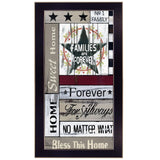 Families are Forever 3 Black Framed Print Wall Art - Homeroots
