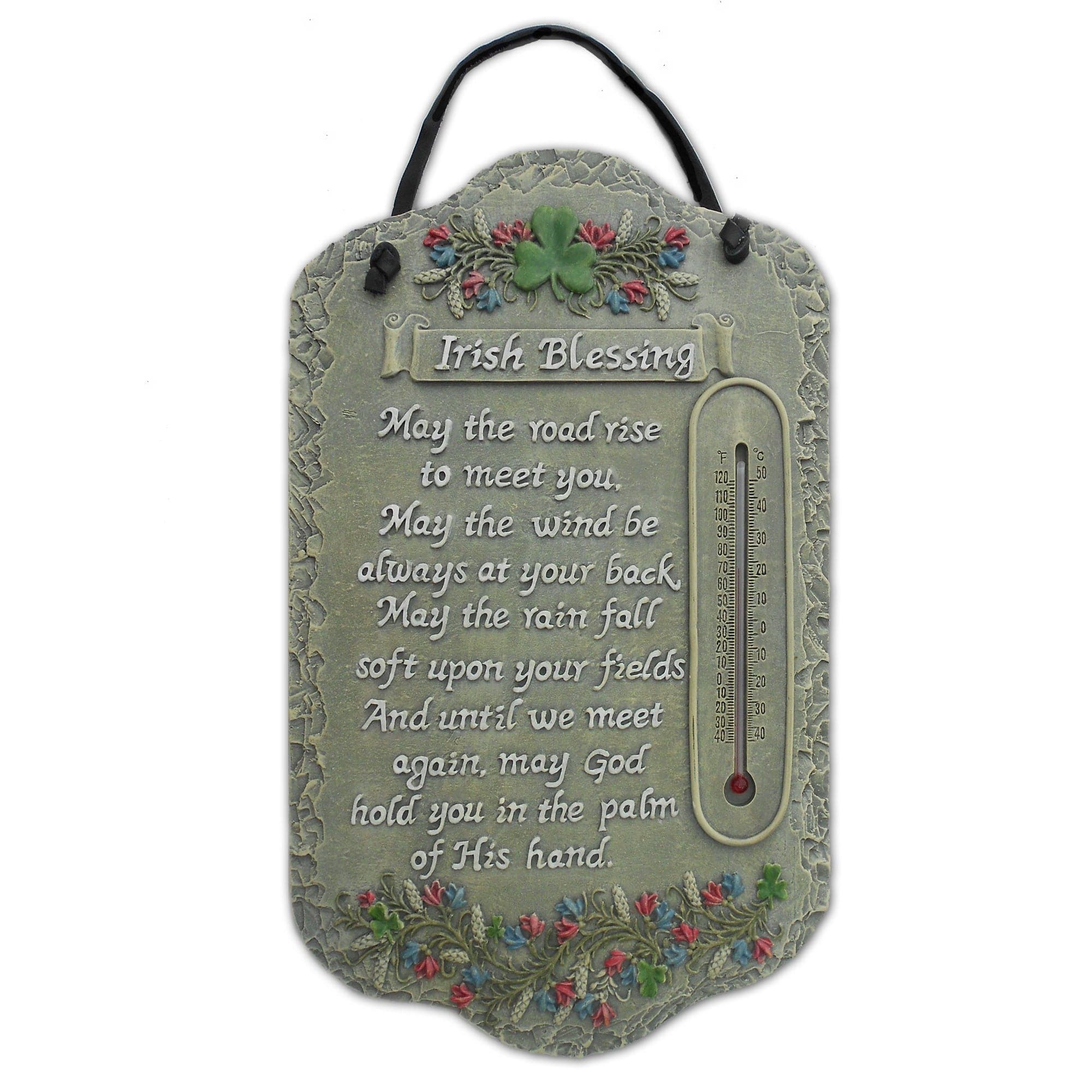 Irish Blessing Indoor Outdoor Resin Welcome Wall Decor - Homeroots