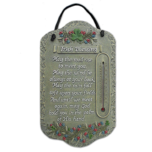 Irish Blessing Indoor Outdoor Resin Welcome Wall Decor - Homeroots