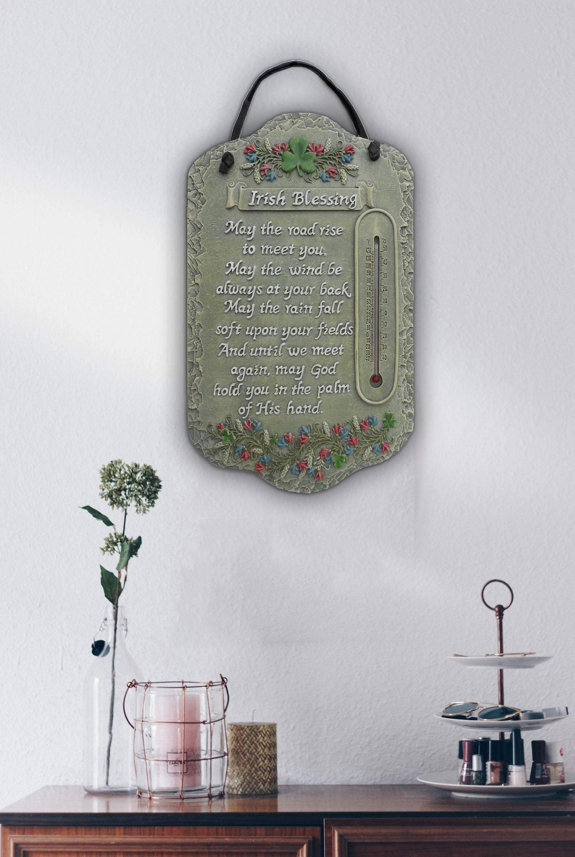 Irish Blessing Indoor Outdoor Resin Welcome Wall Decor - Homeroots - Flyclothing LLC