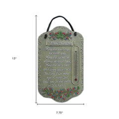 Irish Blessing Indoor Outdoor Resin Welcome Wall Decor - Homeroots