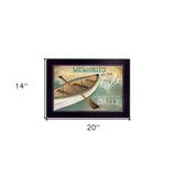 Memories at the Lake Black Framed Print Wall Art - Homeroots - Flyclothing LLC