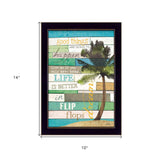Good Things 1 Black Framed Print Wall Art - Homeroots - Flyclothing LLC