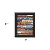 Pledge of Allegiance 3 Black Framed Print Wall Art - Homeroots - Flyclothing LLC