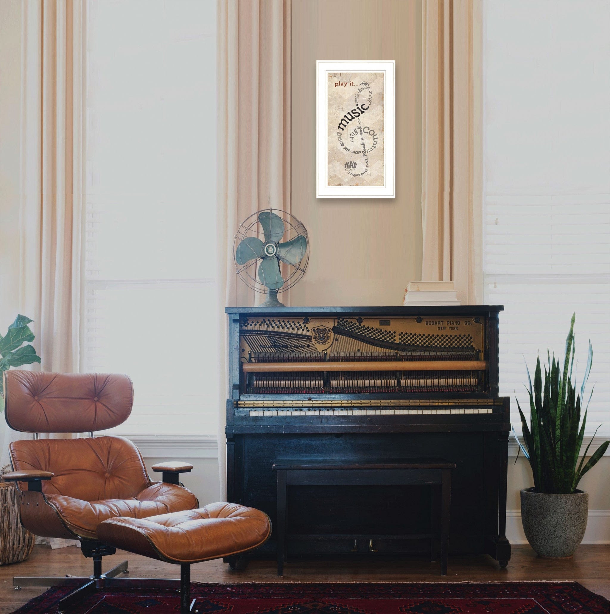 Play It 1 White Framed Print Wall Art - Homeroots