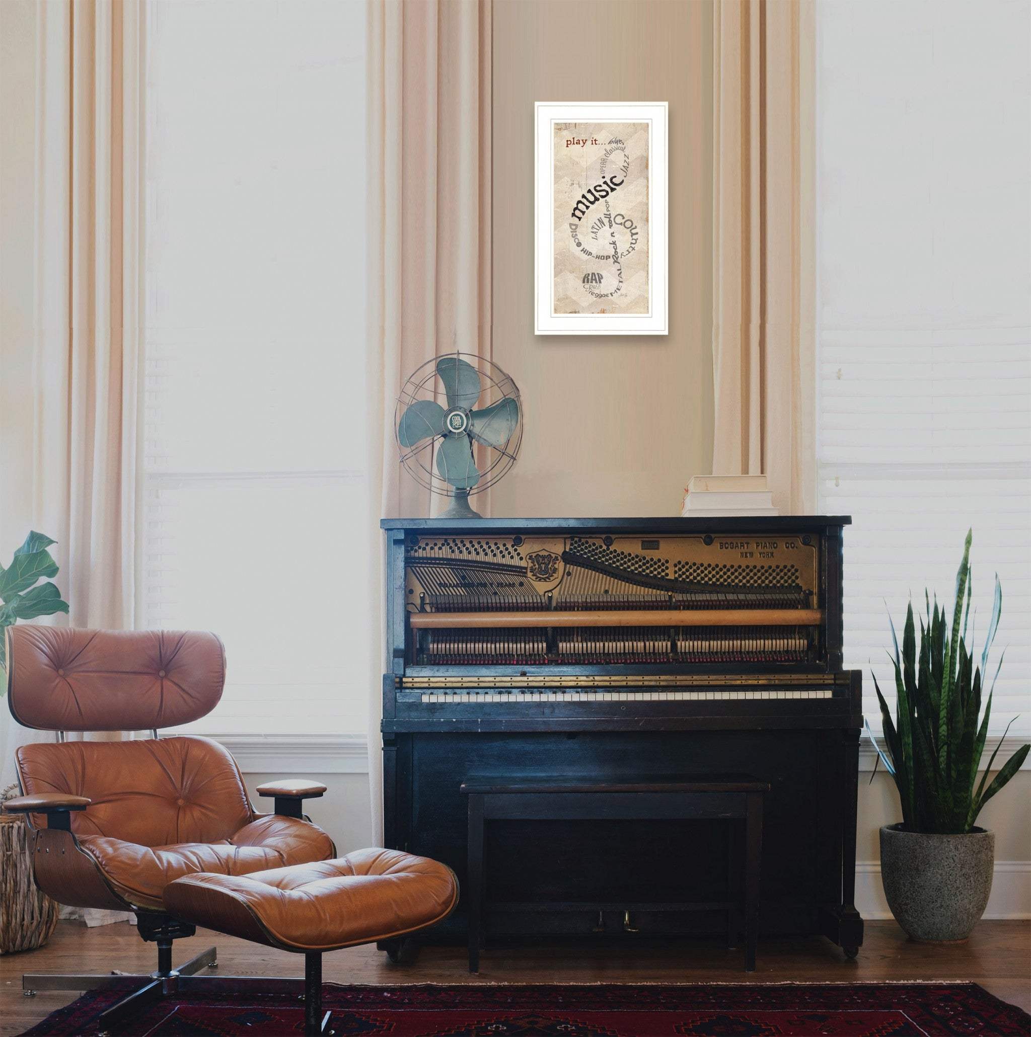 Play It 1 White Framed Print Wall Art - Homeroots - Flyclothing LLC