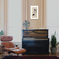 Music 4 White Framed Print Wall Art - Homeroots