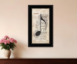 Music 5 Black Framed Print Wall Art - Homeroots