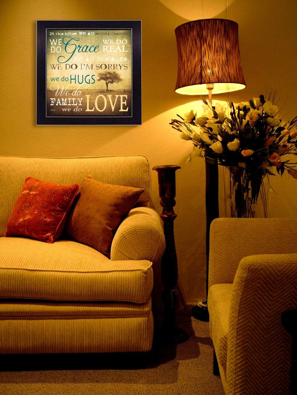 We Do 2 Black Framed Print Wall Art - Homeroots - Flyclothing LLC